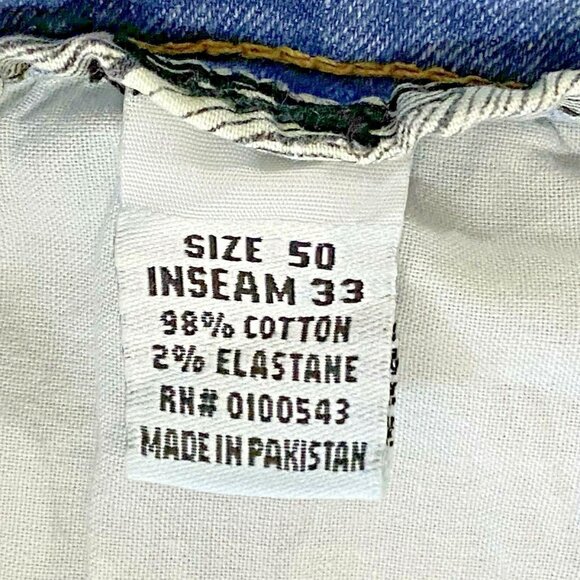 FWRD Paint Splatter Slim Fit Jeans 50x33 Streetwear Hip Hop Urban Grunge - Picture 7 of 7